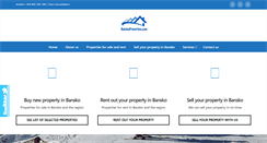 Desktop Screenshot of banskoproperties.com